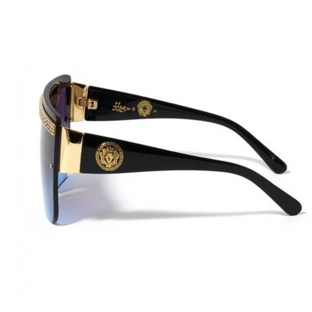 Womens Oversized Sunglasses Luxury Aesthetic, Glamour Streetwear, Festival Wear